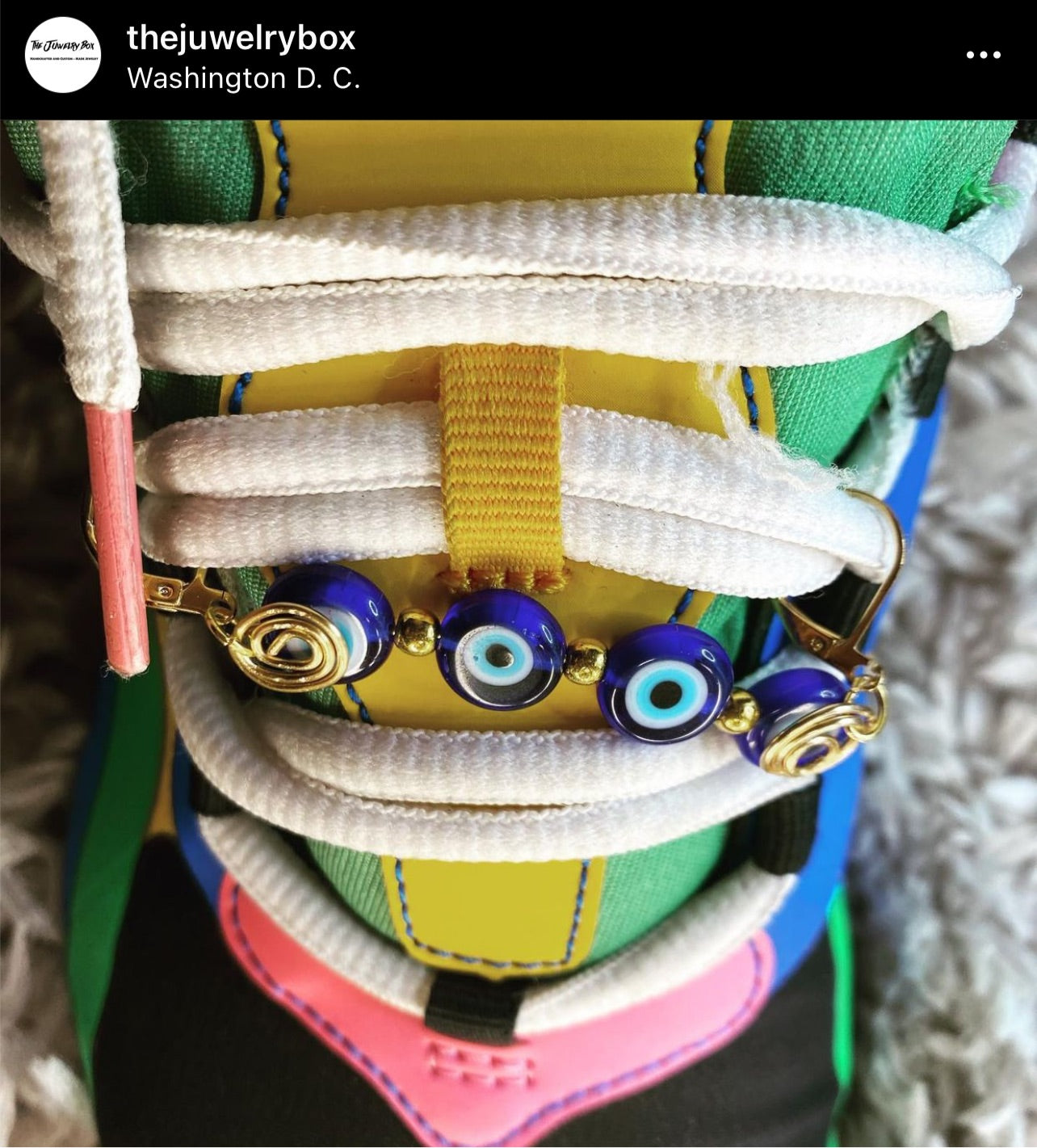 Evil Eye 🧿 “Sneaker Juwelz Shoe Charm