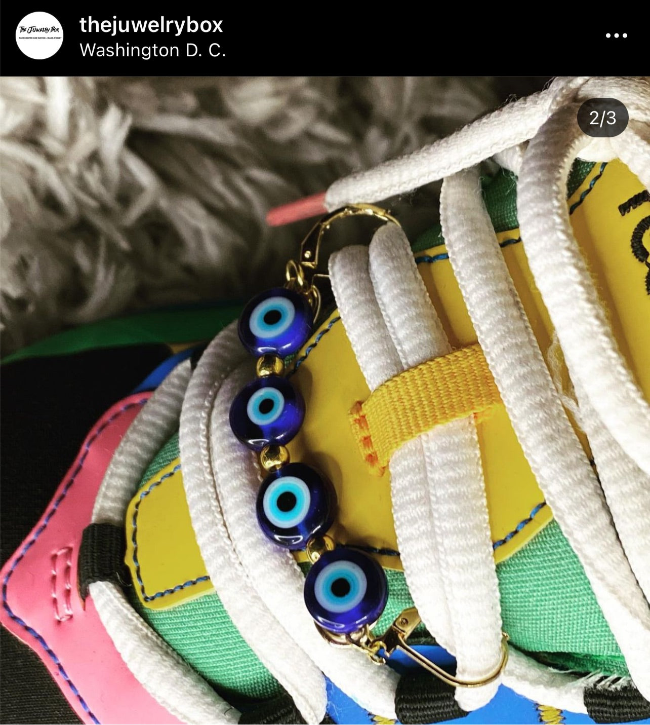 Evil Eye 🧿 “Sneaker Juwelz Shoe Charm