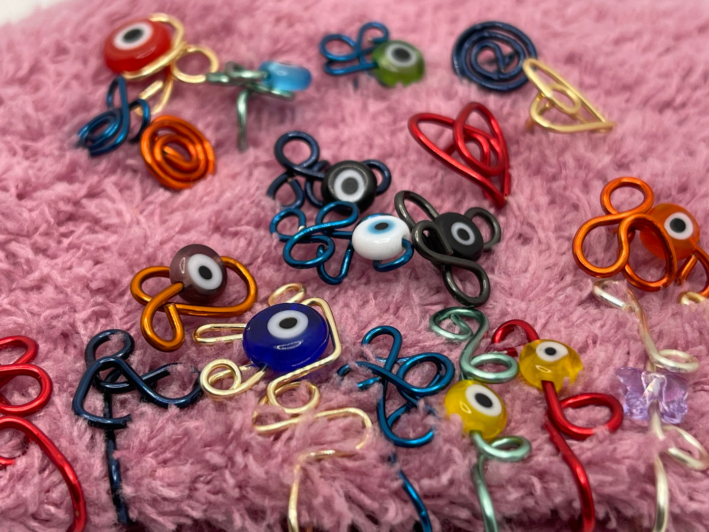 Evil Eye Abstract Nose Cuff