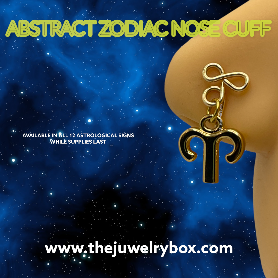 Abstract Zodiac Nose Cuff