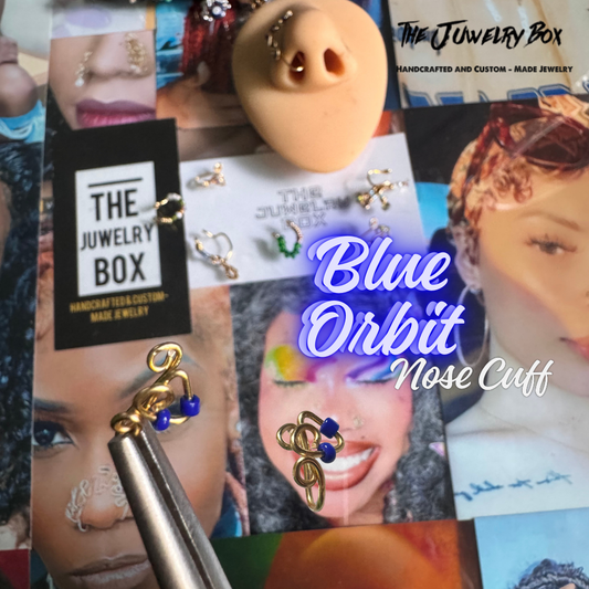 Blue Orbit Nose Cuff