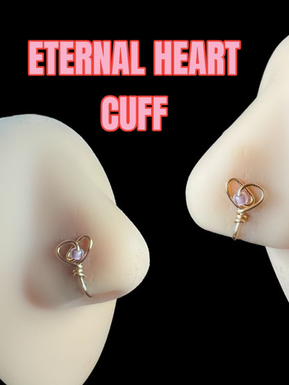 Eternal Heart Nose Cuff